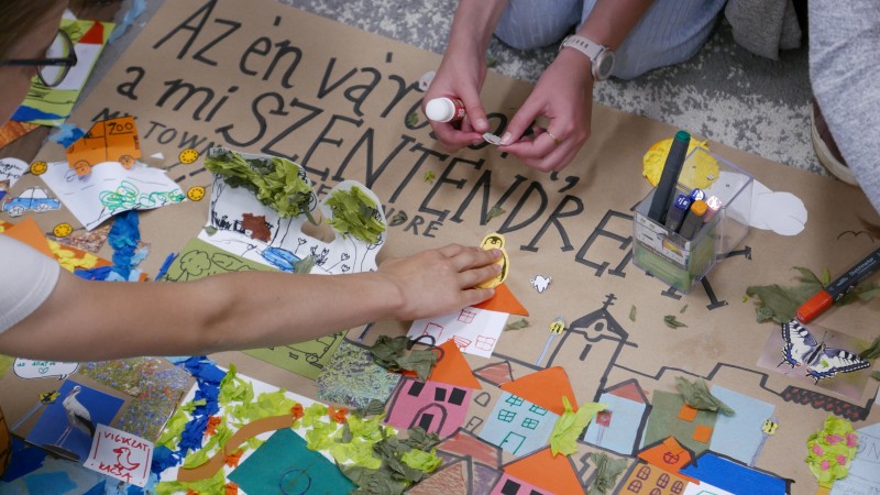 Workshop in Szentendre - creating poster